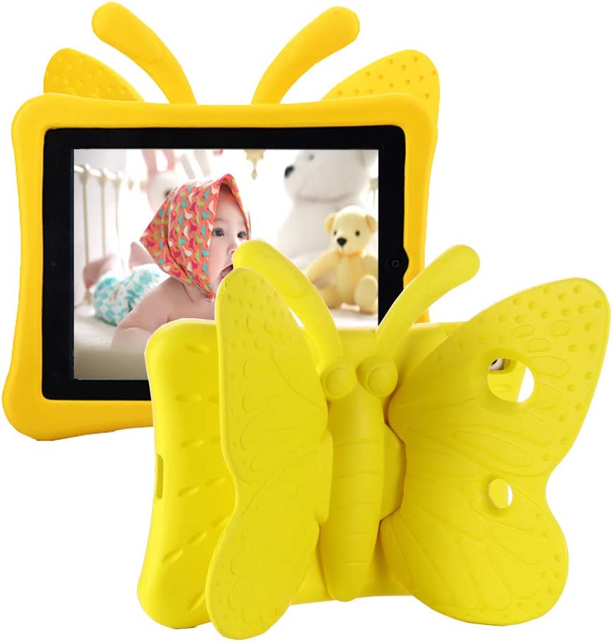 Coque en silicone pour enfants papillon pour iPad 5 6 (5ème 6ème génération) / Air 1 2 (1ère 2ème génération) / Pro 9,7 Coque en silicone pour enfants papillon pour iPad 5 6 (5ème 6ème génération) / Air 1 2 (1ère 2ème génération) / Pro 9,7